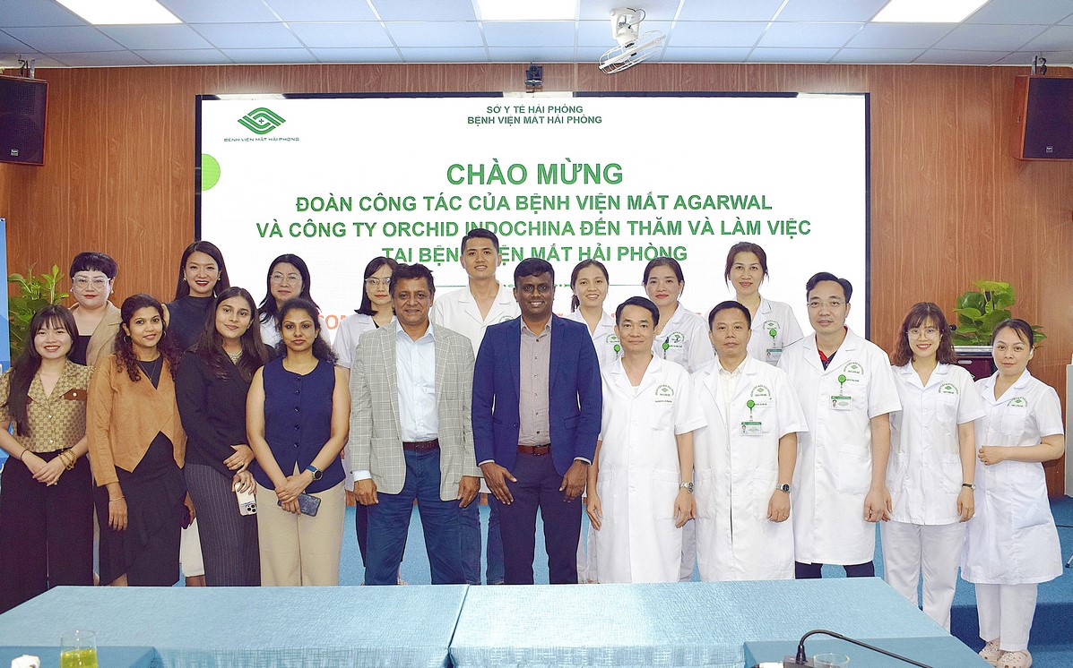 Bệnh viện Mắt Hải Phòng tăng cường hợp tác quốc tế